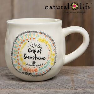 Natural Life Happy Cup of Sunshine Mug